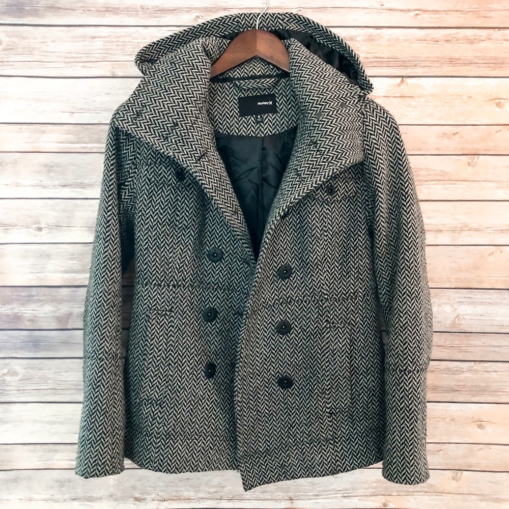 Herringbone Pea Coat